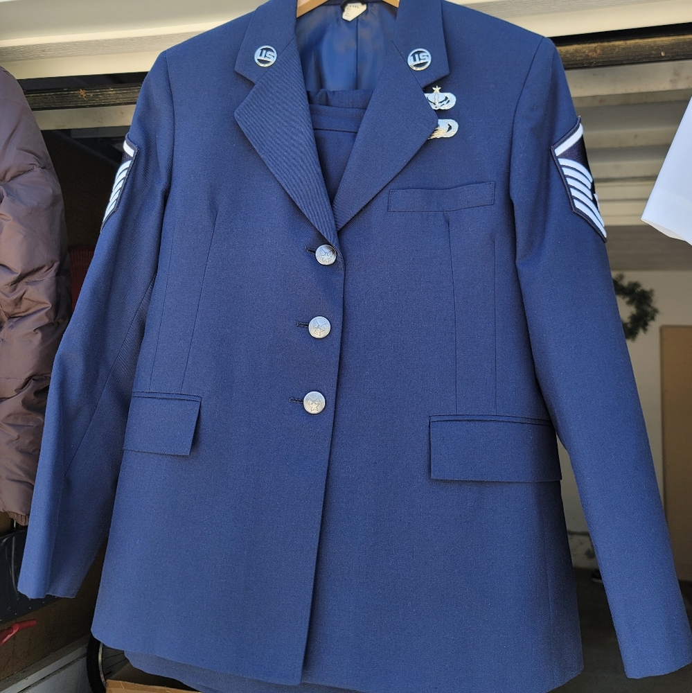 Women's Blue Military Service Dress Coat